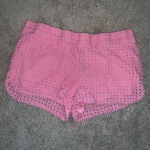 Lilly Pulitzer for Target pink eyelet lace shorts